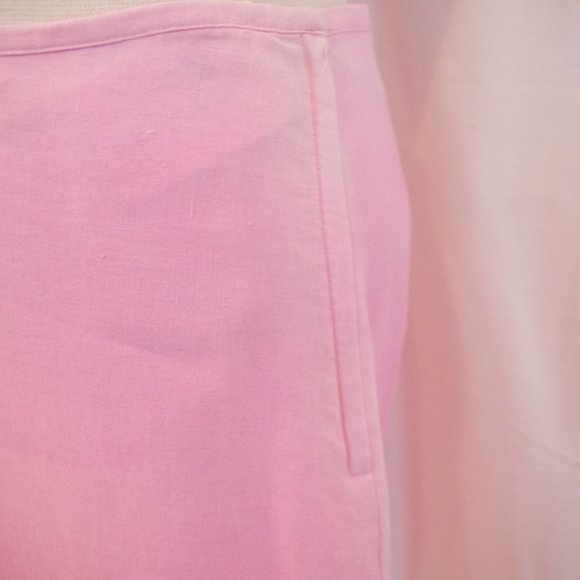 H&M Gradient Dyed Linen Blend Lined  Skirt- Sz. 6 - Picture 2 of 3